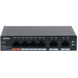 CS4006-4ET-60 6 prievadų, 4 PoE  per Cloud valdomas komutatorius