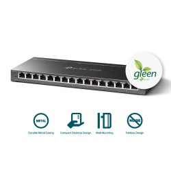 16 prievadų 10/100/1000Mbps Gigabit komutatorius TL-SG116E