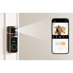 Imou WiFi Doorbell 2S Kit, Wireless 5000mAh Battery 3MP, DB-2SP-3T0W/DS2S