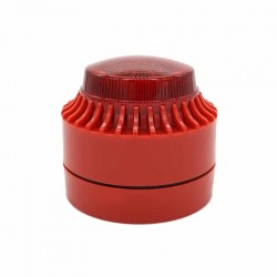 AH-03127-BS-L outdoor siren with strobe, low base, 24V, EN54-3