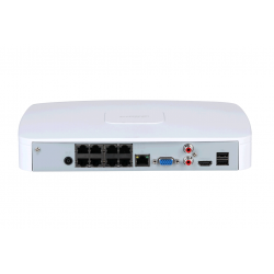 Įrašymo įrenginys NVR4108-8P-EI, 8 kan., 8PoE, 1U, Lite AI, 1 HDD