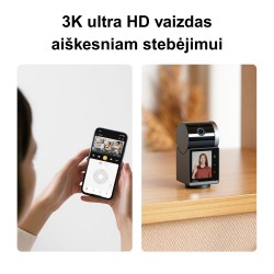 Vidaus stebėjimo kamera IMOU Rex VT 5 MP IPC-S2VBP-5M0WR