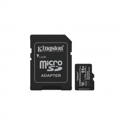 Atminties kortelė Kingston 64GB microSDXC Canvas select Plus
