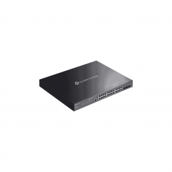 TP-Link Komutatorius 28 prievadai, 1000M PoE+Omada SG3428MP iš aukščiau