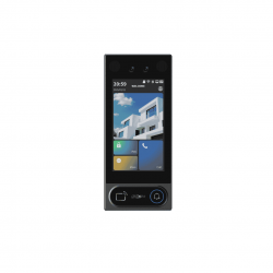 Dahua Telefonspynės iškvietimo panelė VTO6631QB-WP, veidų atp., juoda, 5" ekranas priekis