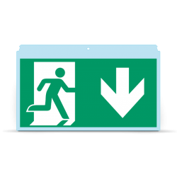 Evacuation sign (arrow...