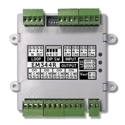4 controlled outputs module...