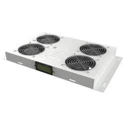 Cooling panel with 4 fans, with thermostat, mounted on the roof, white